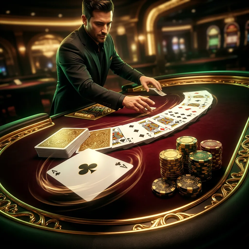 Table artwork for each live dealer card, matching the tables list order