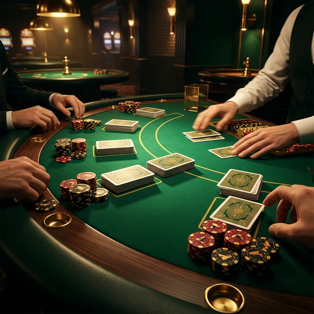 Table artwork for each live dealer card, matching the tables list order